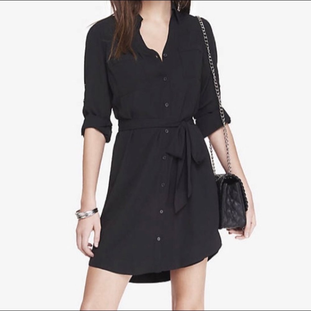 Express Black Portofino Dress
